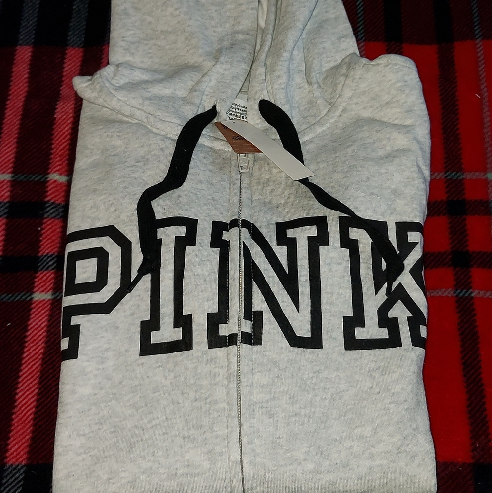 PINK VS Everyday Lounge full-zip size XS NWT - Picture 5 of 10